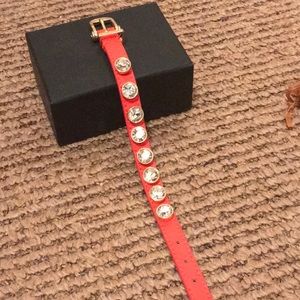 Designer Leather Bracelet - Henri Bendel